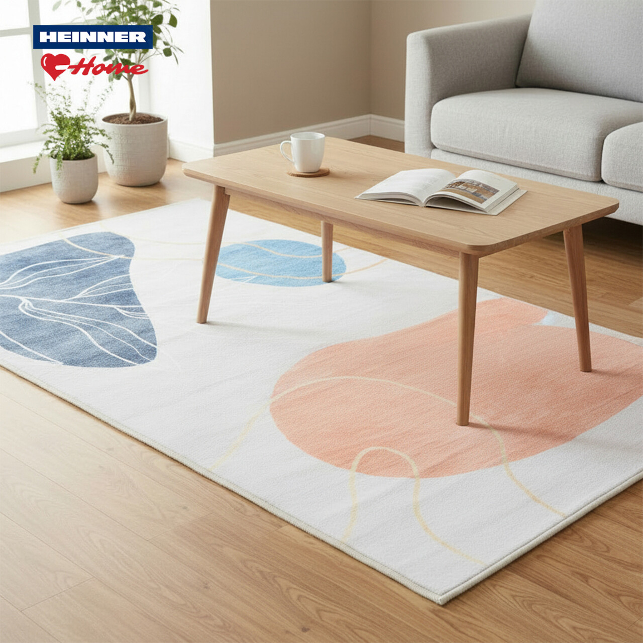 Covor cu print, Grace, Heinner, 200x300 cm, poliester, multicolor - imagine 5